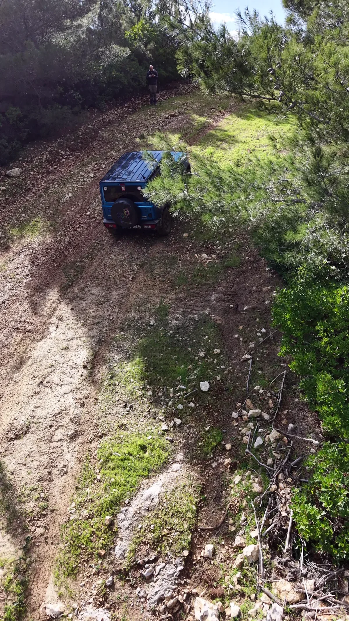 Kayalık arazide offroad